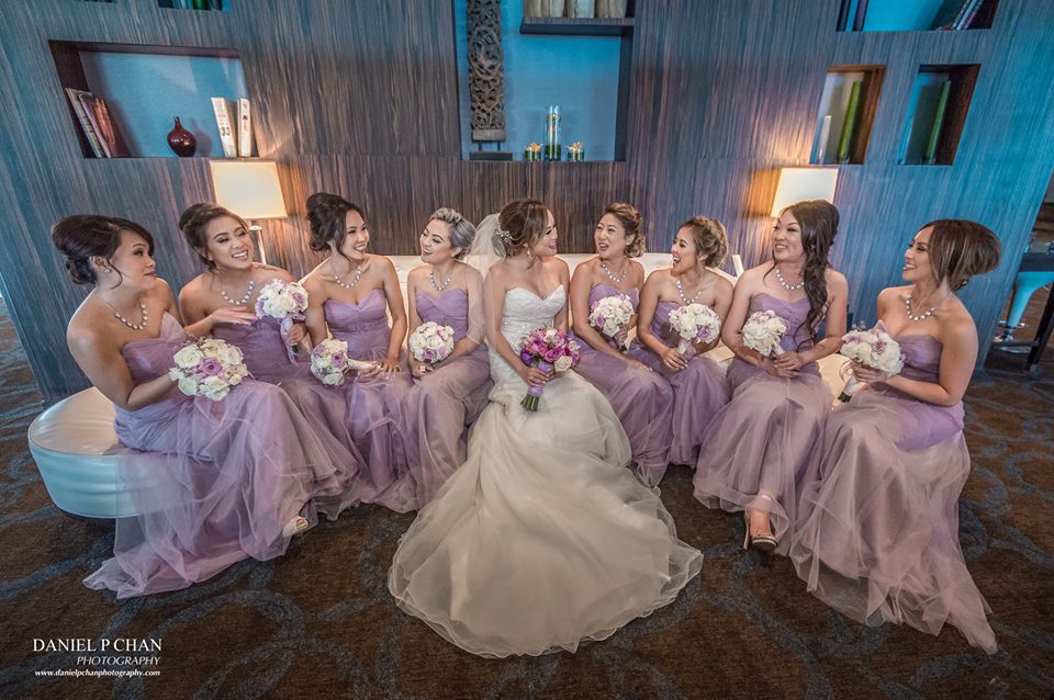 Denise Lillie Engagements Napa Tea Ceremony Wedding Planner Bridesmaids Dresses Lavender